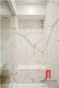 Calacatta White Composite Marble Honeycomb Aluminum Panel Natrual Marble Slab for Sale