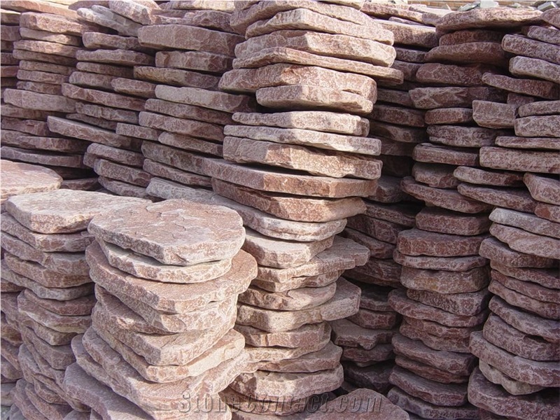 Pink Sandstone Stepping Stone
