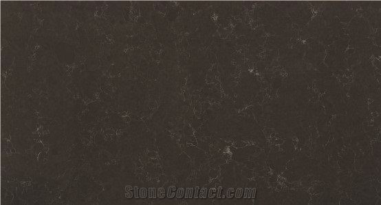 Brown Veined Silestone Calypso Nebula Artificial Engineered Manmade Stone Quartz Slab from Guangdong Yunfu in Superb Quality Export to U.S.