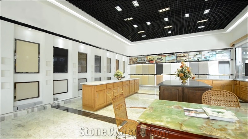 Natural Marble Like Color Quartz Stone Floor and Wall Tiles Custom Size Scratch Resistance Easy to Clean