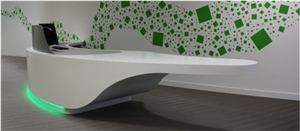 2016 Man-Made Stone Reception Desk for Office
