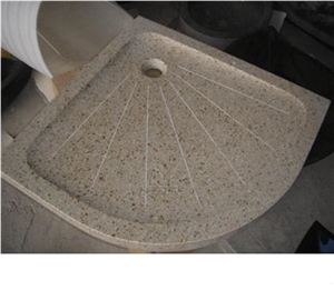 G682 Granite Shower Tray, Sunset Gold Shower Tray, Natural Stone Shower Tray