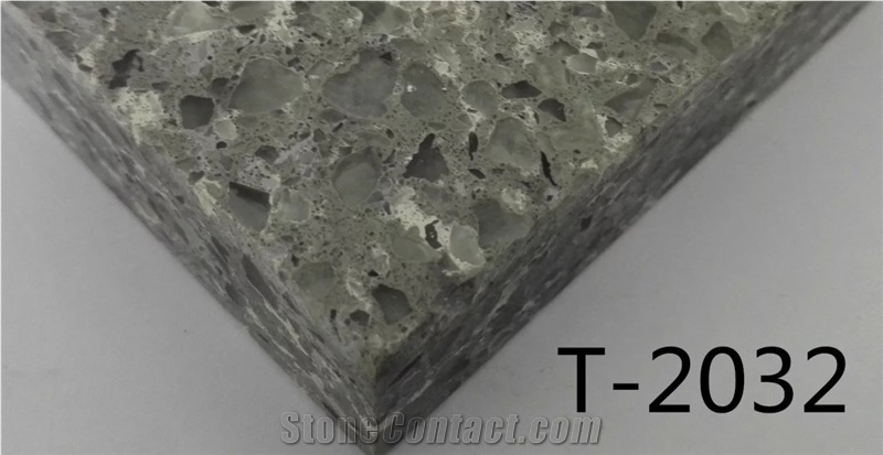 Black Artificial Quartz Stone, Quartz Stone Tiles & Slabs, Engineered Stone, T-2017