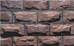 Sandstone Mushroom Cladding Wall Stone , Wall Stone Cladding Tiles
