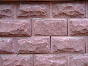 Sandstone Mushroom Cladding Wall Stone , Wall Stone Cladding Tiles
