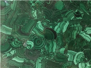 Malachite Green Gemstone Glass Slabs & Tiles, Semi Precious Slabs