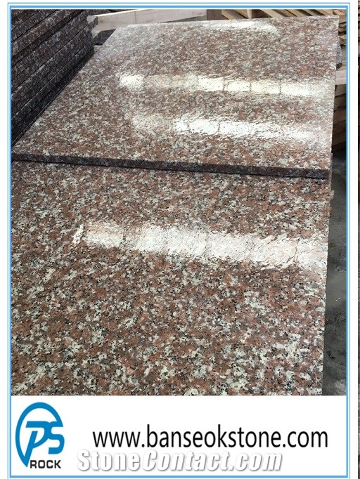 China Factory Price G687 Pink Red Cheap Granite Flooring Tile