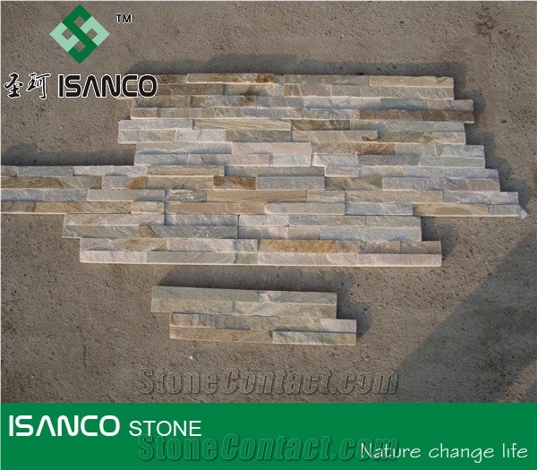 China Cultured Stone ,Slate Wall Cladding Tile, Exterior Facade Tile, Facade Wall Tile with Mixed Color