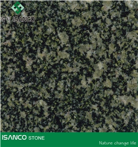 China G338 Granite Slabs G338 Green Granite Wall Tiles Flos Sophorae Green Granite Flooring Sophora Flower Green Granite Floor Covering Pagoda Tree Flower Green Granite Tiles