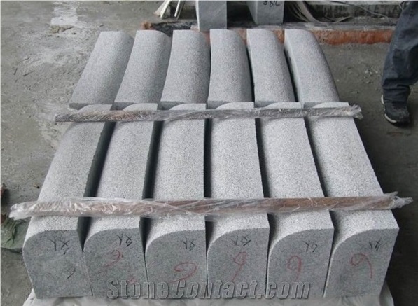 Chinese G341 Granite Kerbstone,China Cheap Grey Granite Curb Stone,Kerbstone Supplier,Grey Kerbstone Price