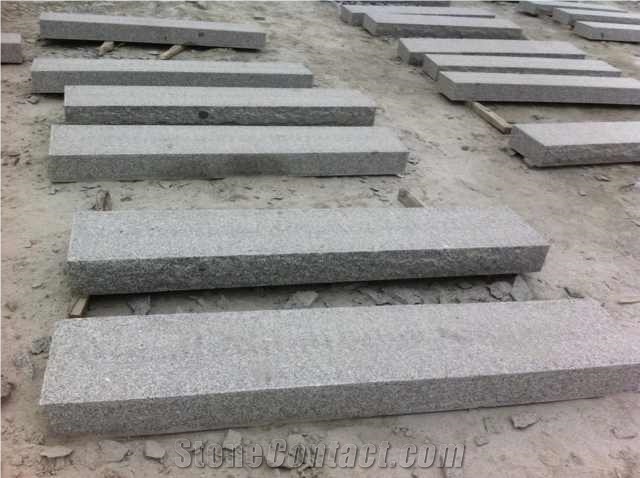 Chinese Grey Granite Decorative Landscape Curbstone Paving Landscaping Stepping Paving Stone