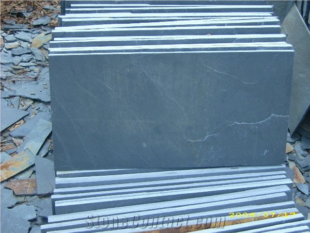 Exterior Slate Paving Stone Series Cutting Edge Natural Tiles Decoration Slate Flooring Tiles