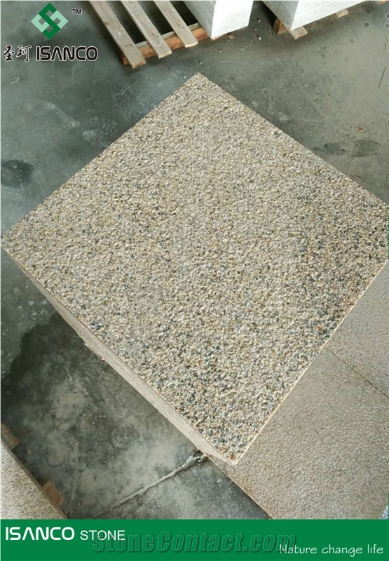 G350 Rusty Granite Slabs Flamed Rust Granite Flooring Anti-Slip Yellow Granite Floor Covering Wenshang Rust Stone Granite Tiles Shandong Rustic Granite Floor Tiles Gold Yellow Granite Of Wenshang