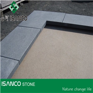 Granite Swimming Patio Pool Coping Stone, Granite Swimming Pool Paver, Padang Grey Granite Swimming Pool Coping with Anti-Slipping Finish