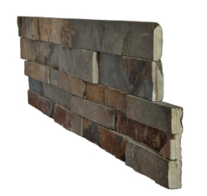 Rusty Color and Tile Stone Form Slate Landscaping Stone Natual Cultured Stone Veneer Wall Cladding Stone Stacked Stone Veneer