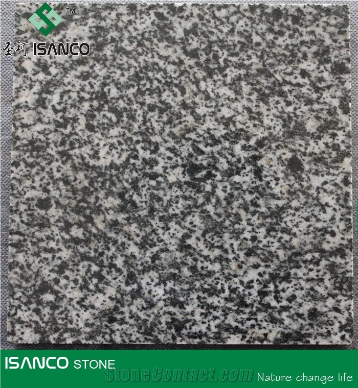 Shandong G307 Green Granite Wall Covering Snowflake Green Granite Floor Covering Snow Flower Granite Tiles G307 Green Granite Slabs Midium Green Granite Pattern Polished,Flamed Cut to Size