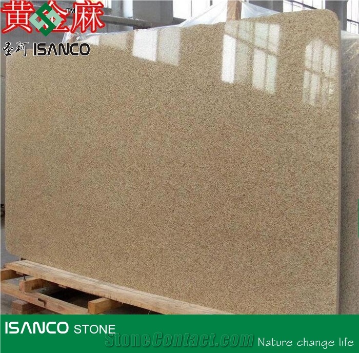 Shandong G388 Granite Slabs Big Slabs Custom Gold Yellow Granite Tiles Yellow Granite Skirting Giallo Cecilia Granite Wall Covering Granite Wall Tiles for Outdoor and Innner Decoration