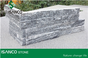 Shandong Gray Fantacy Granite Wall Cladding Mengyin Grey Granite Corner Stone Split Face Culture Stone Mengyin Shanshui Granite Stacked Stone Veneer Shandong Light Grey Granite Ledge Stone
