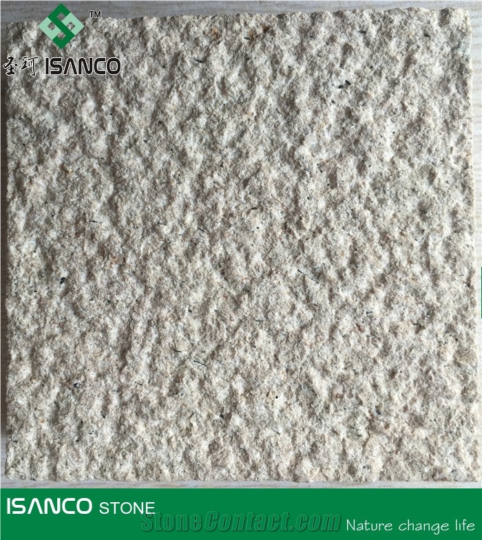 Shandong White Limestone Tiles Bush-Hammered Limestone Flooring Cream Limestone Wall Covering Light Beige Color Limestone Slabs Best Quality Limestone Wall Tiles with Cheapest Price for Wholesaling