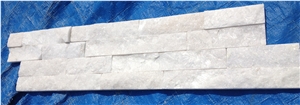 Snow White Marble Ledge Culture Stone,Decorite White Marble Wall Cladding Stone,Customized Snow White Marble Slate