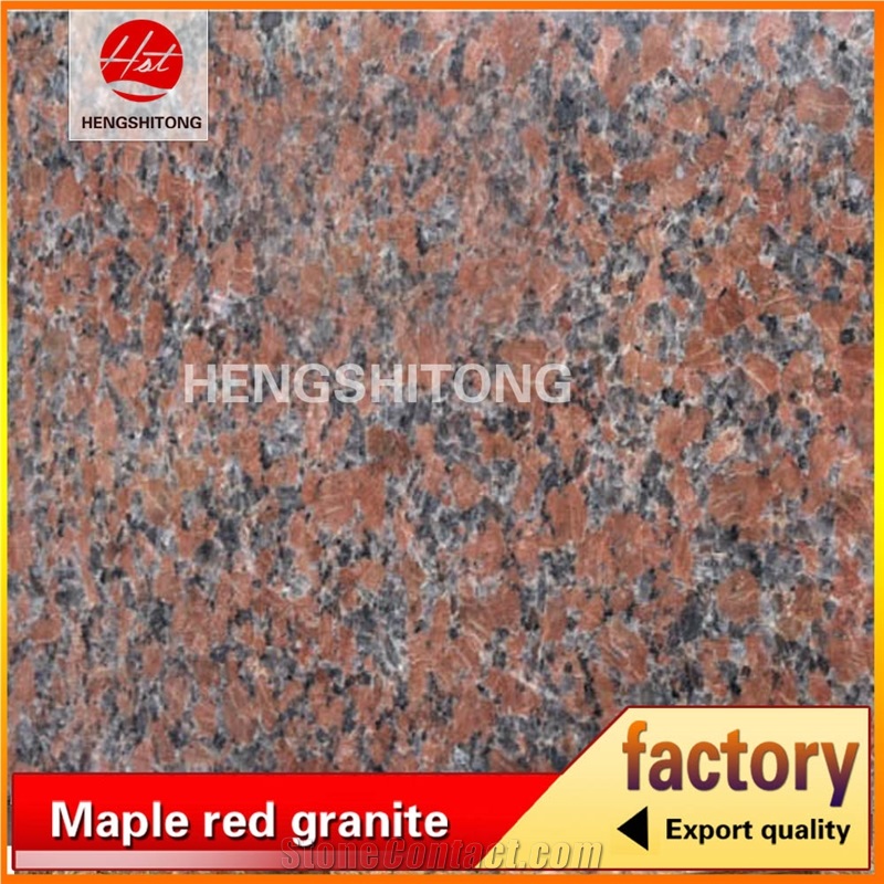 G562 China Maple Red Granite Wall Covering Slabs & Tiles