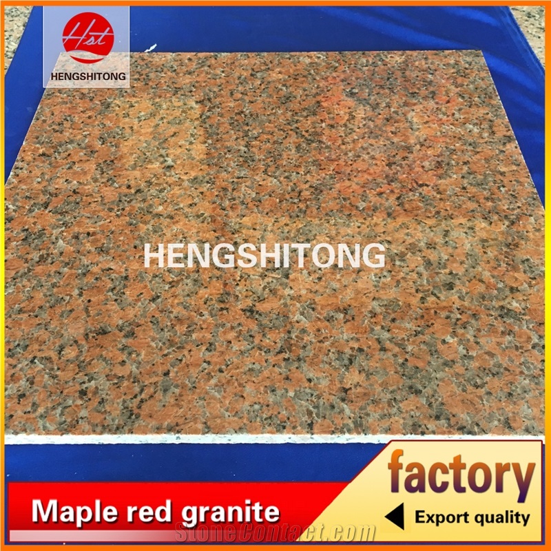 Top Maple Red Granite G562 Stone Garden Table