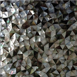 Triangle Black Lip Mother Of Pearl Tile