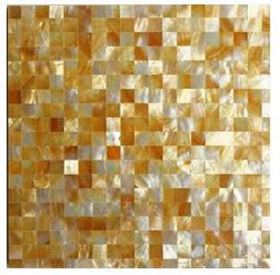 Yellow Lip Mothe Of Pearl Mosaic Tile
