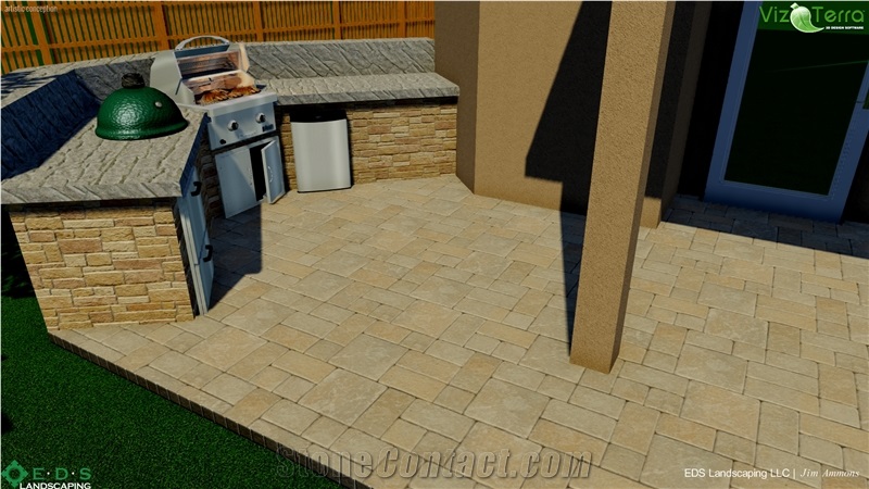 Cut and Polished Stone, Outdoor Kitchens Countertops
