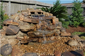 Water Fall, Water Feature, Pond, Waterfall, Pondless Garden Fountains
