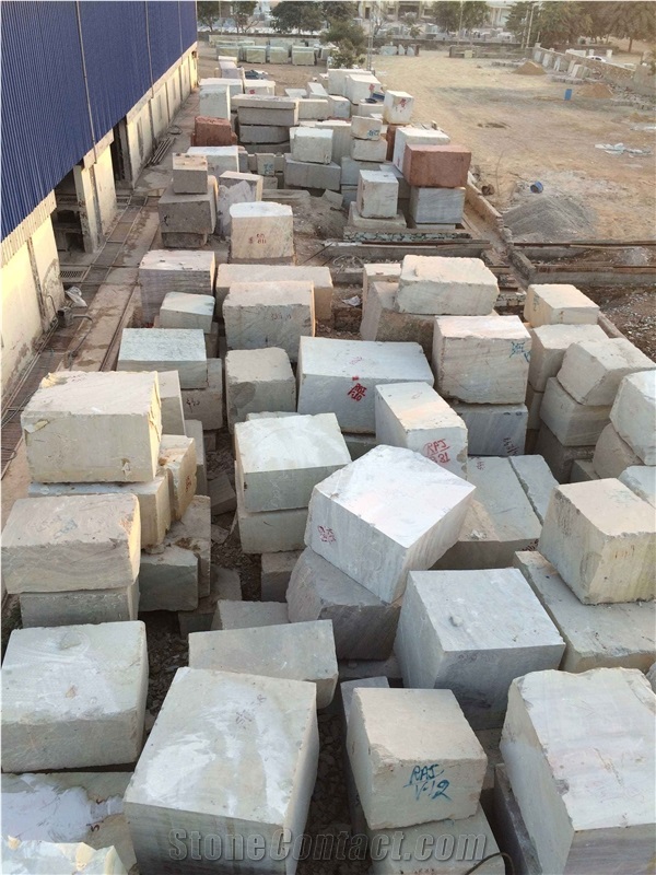 India White Marble Blocks