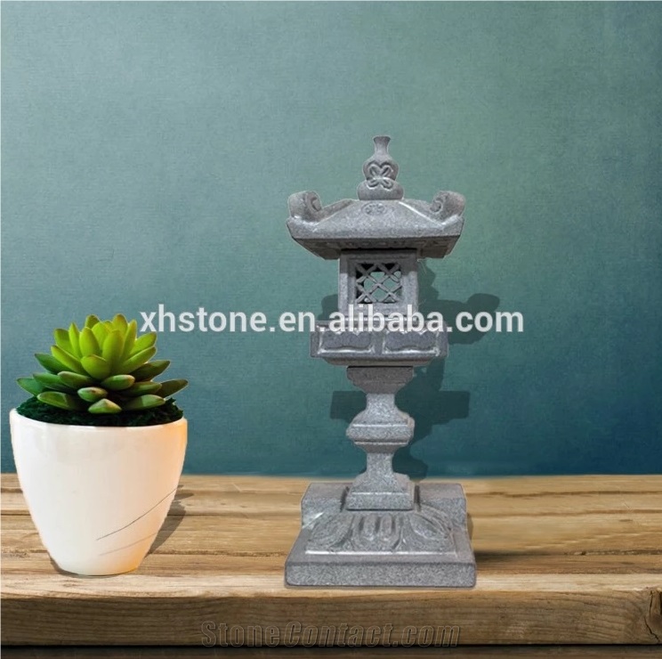 Chinese Granite Decorative Carved Natural Decorative Stone Lantern Sculpture