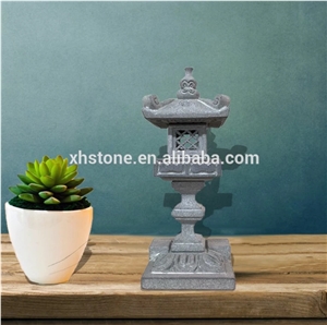 Chinese Granite Decorative Carved Natural Decorative Stone Lantern Sculpture