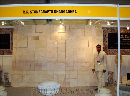 Dhrangadhra Travertine Wall Cladding