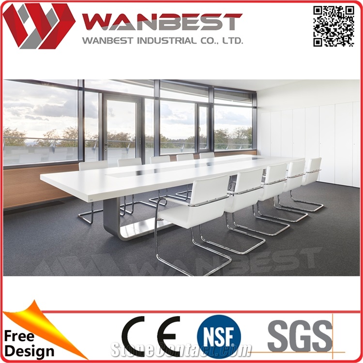 Acrylic Luxury Conference Room Table