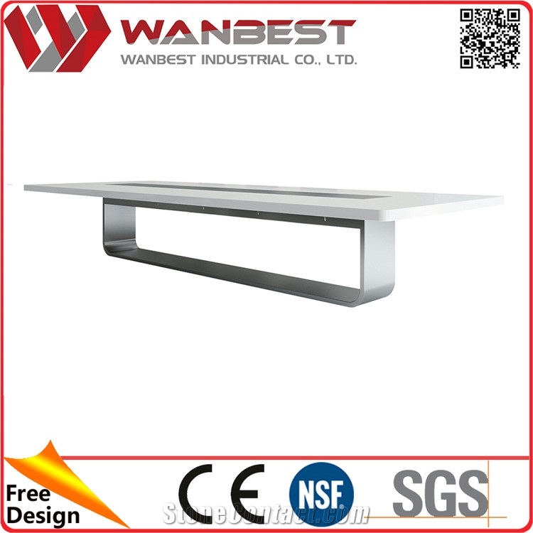 Conference Table Metal Base Standard Conference Table Height