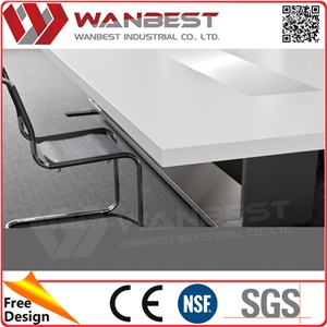 Pedestal Conference Tables Combination Meeting Table