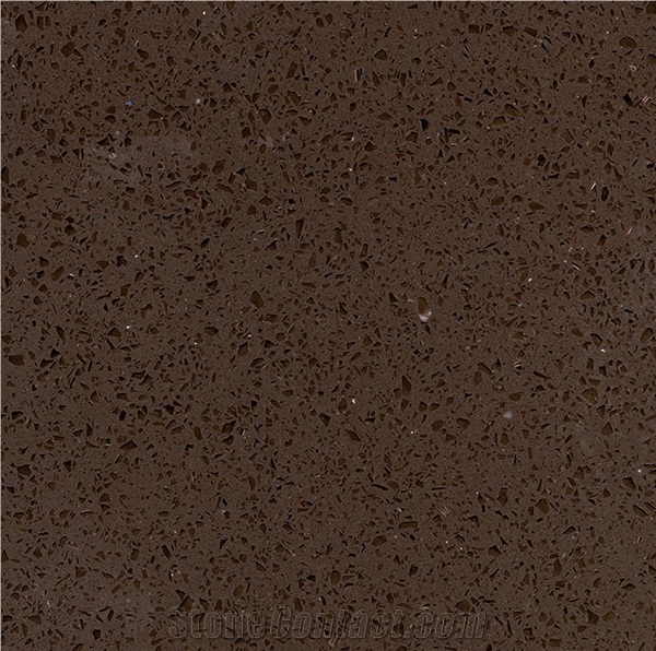 Artificial Brown Quartz Stone Tiles and Slabs,Engineered Quartz Stone Flooring and Walling, Engineering Stone Brown Quartz