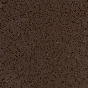 Artificial Brown Quartz Stone Tiles and Slabs,Engineered Quartz Stone Flooring and Walling, Engineering Stone Brown Quartz
