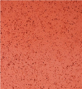 Artificial Red Quartz Stone Tiles and Slabs, Red Engineered Quartz Stone