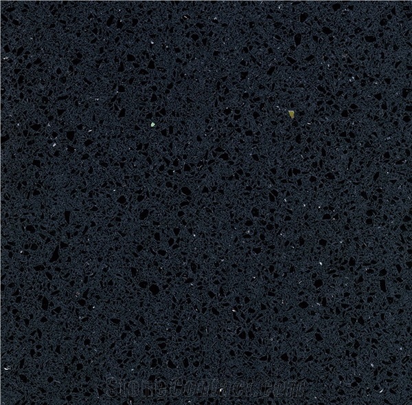 Starlight Black Quartz Stone Tiles 