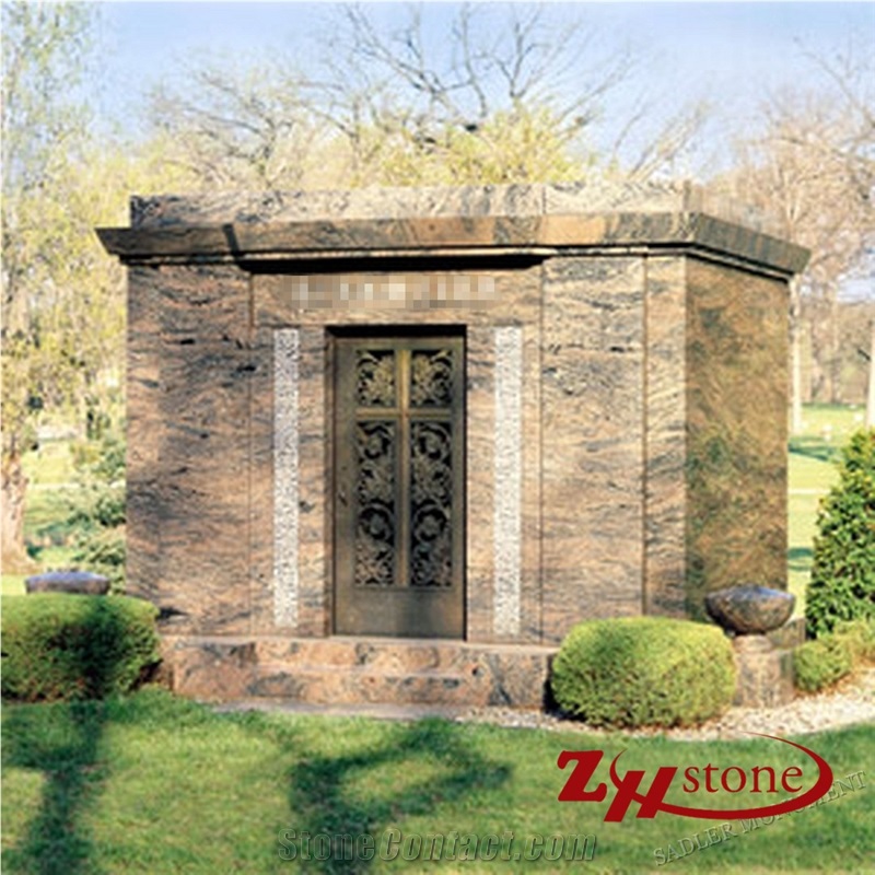 Good Quality Family Mini Design Tianshan Red Mausoleums/ Mausoleum Design/ Cremation Columbarium/ Columbarium/ Cemetery Mausoleum