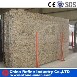 Brazil Gold Granite Slabs, Yellow Granite Wall/Floor Tiles