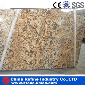 Crystal Yellow Granite Slabs & Tiles, Granite Wall/Floor Tiles