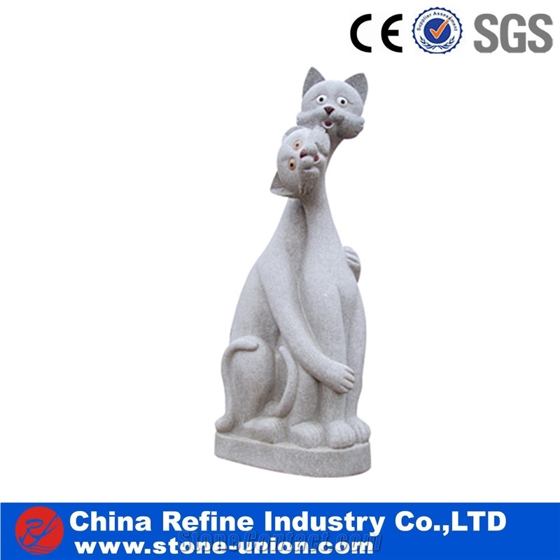 White Granite Sculpture,White Animal Sculptures,Western Statues,Garden Sculpture,Statues