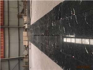 Granite Black Via Lactea/Jet Mist Granite/Jet Mist Granite Quarry（Direct Factory + Good Price )