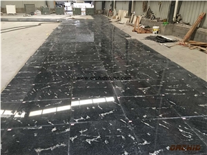 New Ganges Black,Cosmic Black,Titanium Black Granite Granite Polished Tiles ＆ Slabs