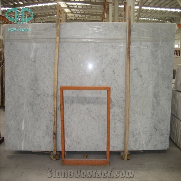 Bianco Carrara White Marble Polished Countertop, Vanity Top with Beveled Edge, Italy Cheap White Marble Countertops, Marble Slabs&Tiles, Floor&Wall Clading, Decoration Material, Interior Tiles