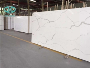 Carrara White Quartz Stone Bath Tops/White Quartz Vanity Tops/Quartz Surfaces Bathroom Tops/Engineered Stone Tops with Various Edge Profiles/Artificial Stone Counter Tops