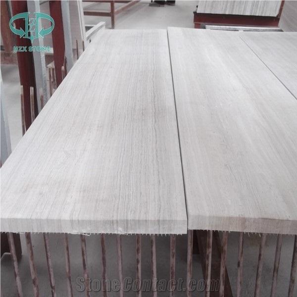 Honed White Wooden Marble/White Wood Grain Marble/Siberian Sunset Marble Slabs & Tiles, China White Marble, Marble Tiles&Slabs, Skirting, Wall&Floor Covering, French Pattern, Decorative Stone